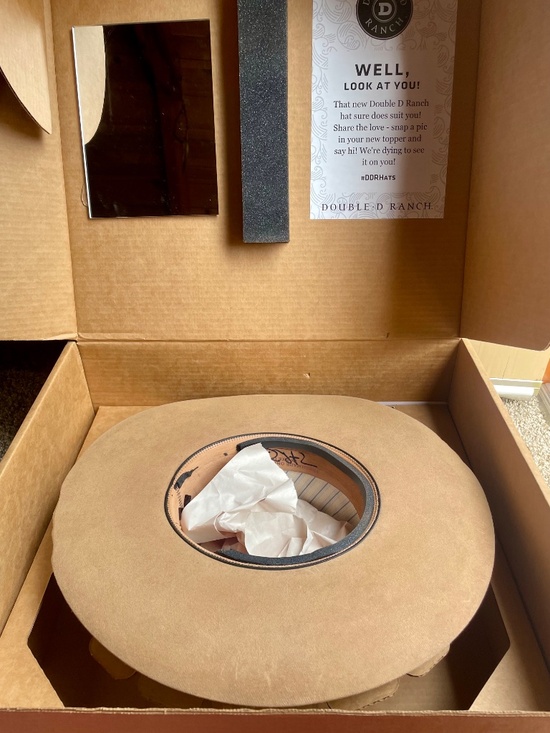 Buffalo Joe Felt Hat by Double D Ranch,size M  (7 1/8) main image 6